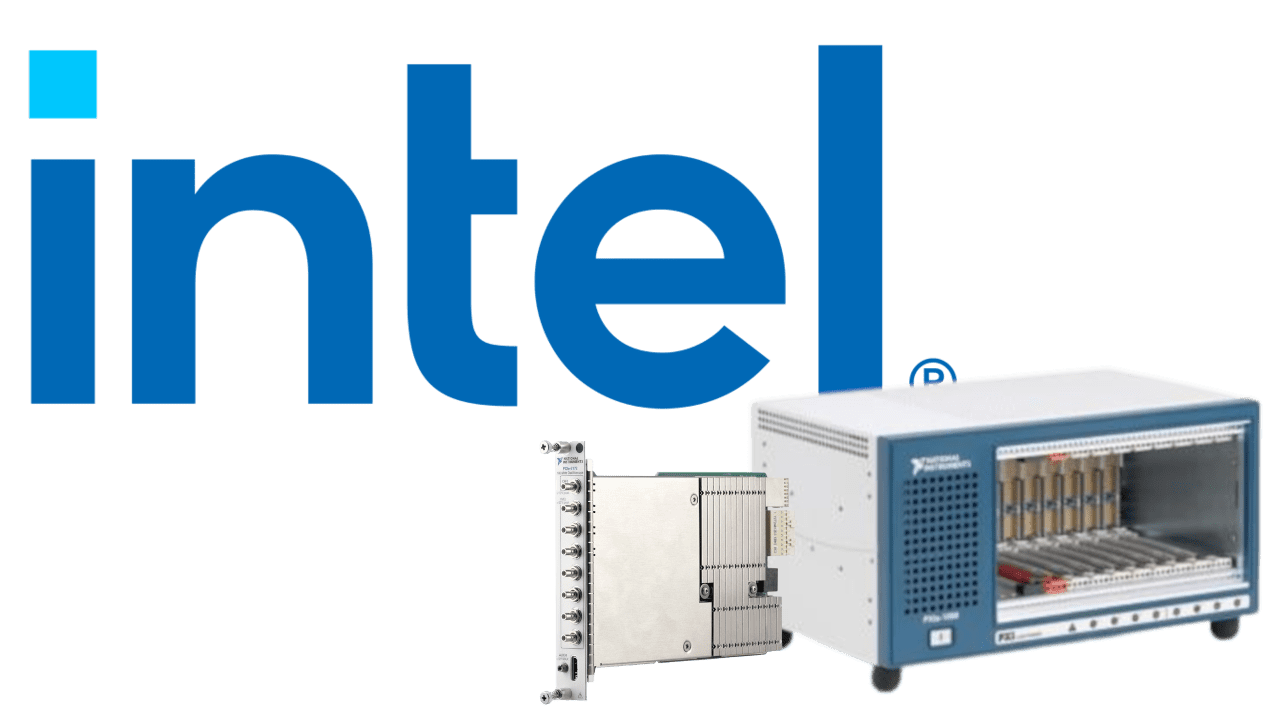 Intel logo + NI tools